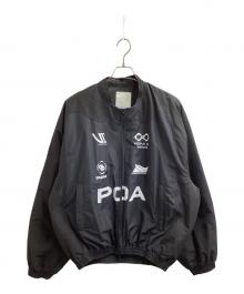 UNDERMYCAR（アンダーマイカー）の古着「Acer Padded Shoulder Crop Jacket / エイサー パテッド ショルダー クロップ ジャケット / Made in KOREA / 韓国製 / 23AW」｜ブラック