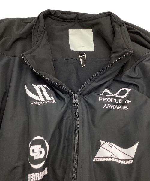 UNDERMYCAR（アンダーマイカー）UNDERMYCAR Acer Padded Shoulder Crop Jacket / エイサー パテッド ショルダー クロップ ジャケット / Made in KOREA / 韓国製 / 23AW ブラック サイズ:2の古着・服飾アイテム