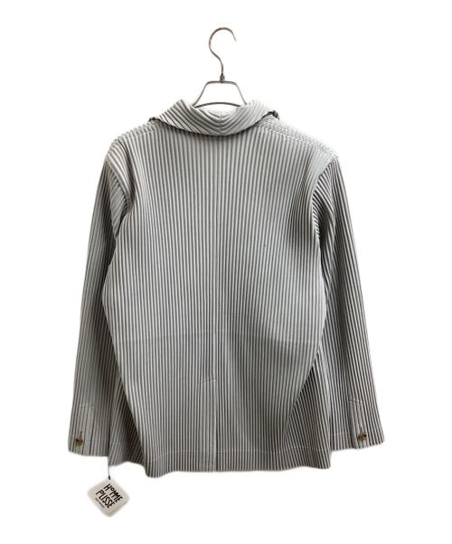 HOMME PLISSE ISSEY MIYAKE（オム プリッセ イッセイ ミヤケ）HOMME PLISSE ISSEY MIYAKE (オム プリッセ イッセイ ミヤケ) BASICS / ベーシックス / H5-JD401-11P5 グレー サイズ:3の古着・服飾アイテム