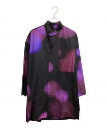 IM MEN（アイム メン）の古着「GALAXY SHIRT / ギャラクシーシャツ / 宇宙柄 / LA33FJ161 / Made in JAPAN / 日本製」｜パープル
