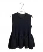 me ISSEY MIYAKEミーイッセイ ミヤケ）の古着「BOUNCE SEE-THROUGH CREPE MI54FR251」｜ブラック