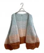 Maiamiマイアミ）の古着「Mohair Big Cardigan / モヘアビッグカーディガン / ベルリン発ブランド」｜マルチカラー