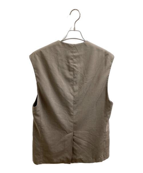 MANDO（マンドー）MANDO (マンドー) TAILORED VEST / 22292-001 / MADE IN JAPAN グレー サイズ:2の古着・服飾アイテム