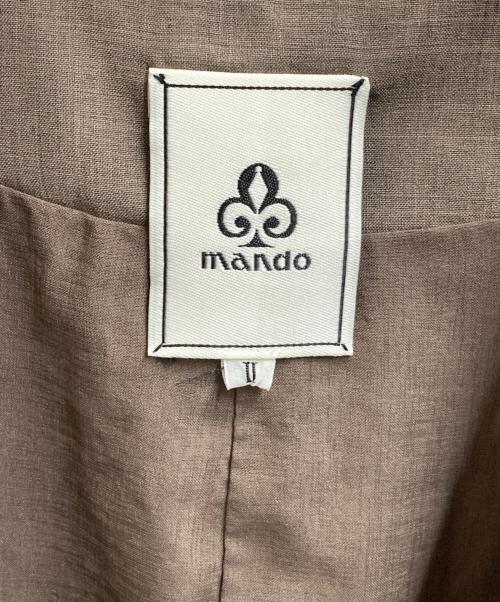 MANDO（マンドー）MANDO (マンドー) TAILORED VEST / 22292-001 / MADE IN JAPAN グレー サイズ:2の古着・服飾アイテム