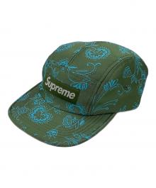 SUPREME（シュプリーム）の古着「Floral Jacquard Camp Cap / フローラルジャガードキャンプキャップ / 25SS」｜グリーン