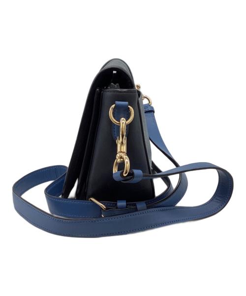 COACH（コーチ）COACH (コーチ) サドルバッグウィズホースアンドキャリッジドットプリント / C4059 ブルー サイズ:-の古着・服飾アイテム