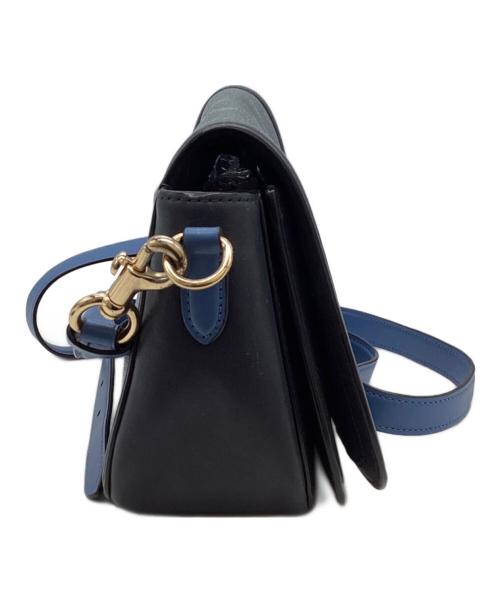 COACH（コーチ）COACH (コーチ) サドルバッグウィズホースアンドキャリッジドットプリント / C4059 ブルー サイズ:-の古着・服飾アイテム