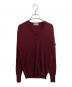 JOHN SMEDLEY（ジョンスメドレー）の古着「Vネックニット / MERINO WOOL EXTRAFINE」｜パープル