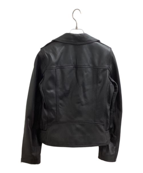MICHAEL KORS（マイケル・コース）MICHAEL KORS (マイケル・コース) ライダースジャケット　77Q1082M62 ブラック サイズ:XSの古着・服飾アイテム