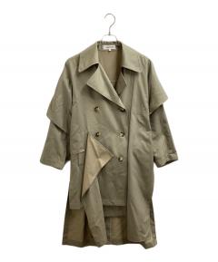 中古・古着通販】crewre (クルー) アジャスタブルウールロングコート