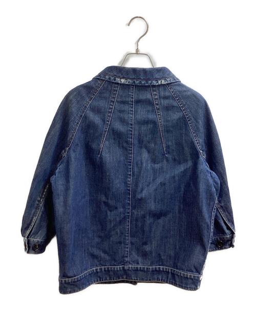 MIU MIU（ミュウミュウ）MIU MIU (ミュウミュウ) デニムジャケット / GWG068 1FIY インディゴ サイズ:38の古着・服飾アイテム