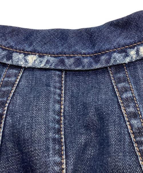 MIU MIU（ミュウミュウ）MIU MIU (ミュウミュウ) デニムジャケット / GWG068 1FIY インディゴ サイズ:38の古着・服飾アイテム