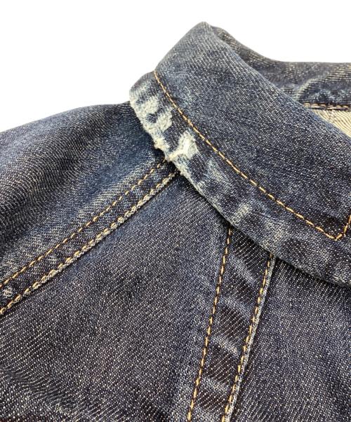 MIU MIU（ミュウミュウ）MIU MIU (ミュウミュウ) デニムジャケット / GWG068 1FIY インディゴ サイズ:38の古着・服飾アイテム