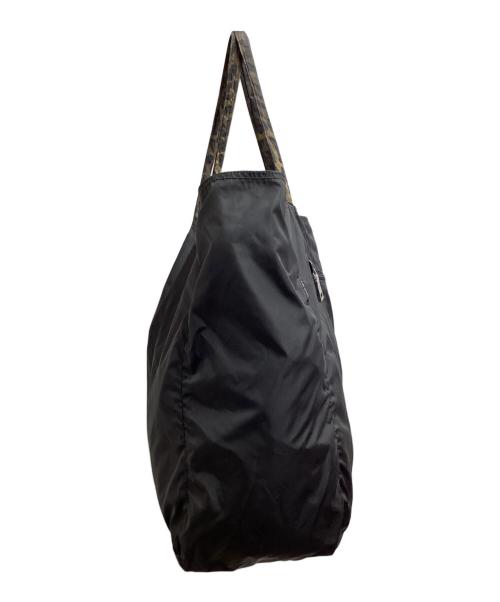 PRADA（プラダ）PRADA  (プラダ) ナイロンレオパード柄エコバッグ / nylon leopard print eco bag / イタリア製 / Made In Italy ブラウンの古着・服飾アイテム