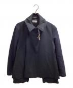 KEISUKE YOSHIDAケイスケヨシダ）の古着「Bullied Pea Coat / KY21AW014 / 21AW」｜ブラック