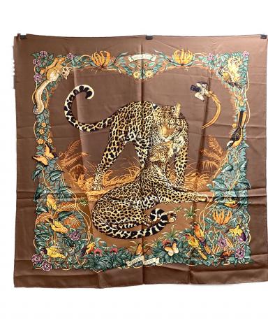 【HERMES 】未使用 カレ90 完売品 ジャングル・ラヴ 中古・古着通販】HERMES (エルメス) JUNGLE LOVE / ジャングルラブ