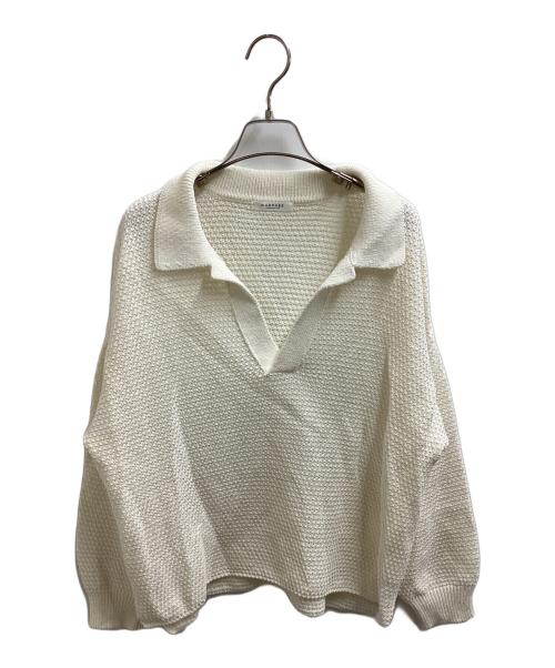 MACPHEE（マカフィー）MACPHEE (マカフィー) ギマコットン プルオーバーロングスリーブポロ / 12-02-42-02212 ホワイト サイズ:Sの古着・服飾アイテム