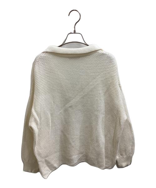 MACPHEE（マカフィー）MACPHEE (マカフィー) ギマコットン プルオーバーロングスリーブポロ / 12-02-42-02212 ホワイト サイズ:Sの古着・服飾アイテム