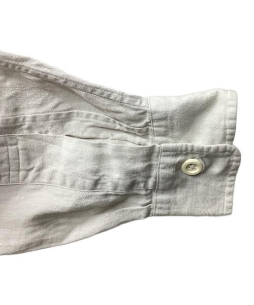 MARGARET HOWELL（マーガレットハウエル）MARGARET HOWELL (マーガレットハウエル) COMPACT LINEN TWILLシャツ / 22SS / 579-2150013 ベージュ サイズ:Lの古着・服飾アイテム