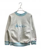 Champion REVERSE WEAVEチャンピオン リバース ウィーブ）の古着「リブライン リバースウィーブスウェット　刺繍タグ USA製 90s」｜グレー