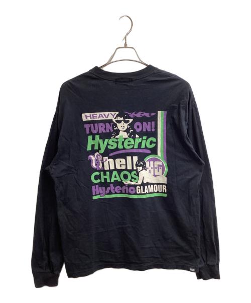 Hysteric Glamour（ヒステリックグラマー）Hysteric Glamour (ヒステリックグラマー) CHAOST LONG SLEEVE T-shirt / 長袖CHAOSTシャツ / 02223CL17 / MAde in JAPAN / 日本製 ブラック サイズ:Lの古着・服飾アイテム
