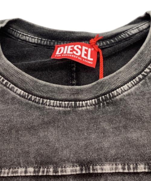 DIESEL（ディーゼル）DIESEL (ディーゼル) Tシャツ　T-HOXT　A16916　25SS グレー サイズ:Lの古着・服飾アイテム