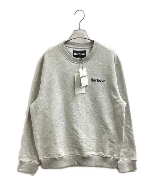 Barbour（バブアー）Barbour (バブアー) Allenbyワンポイント ロゴ スウェット / アジアフィット グレー サイズ:L 未使用品の古着・服飾アイテム