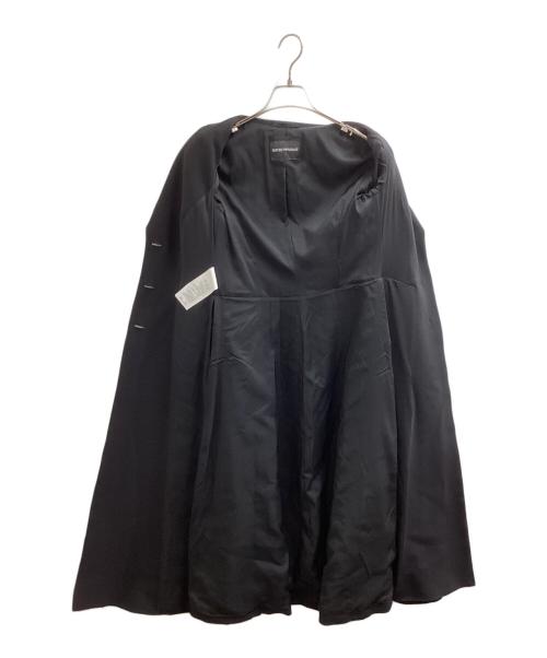 EMPORIO ARMANI（エンポリオアルマーニ）EMPORIO ARMANI (エンポリオアルマーニ) チェスターコート / chester coat ブラック サイズ:38の古着・服飾アイテム