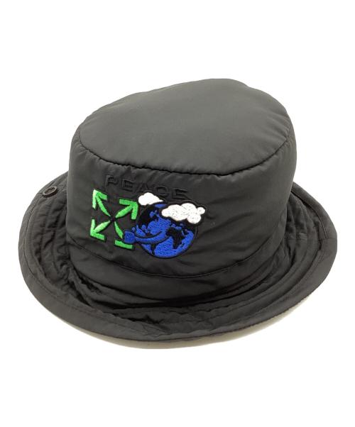 OFFWHITE（オフホワイト）OFFWHITE (オフホワイト) FOR THE NATURE PADD TRECK HAT　OMLA014R21FAB001 ブラック サイズ:O/Sの古着・服飾アイテム