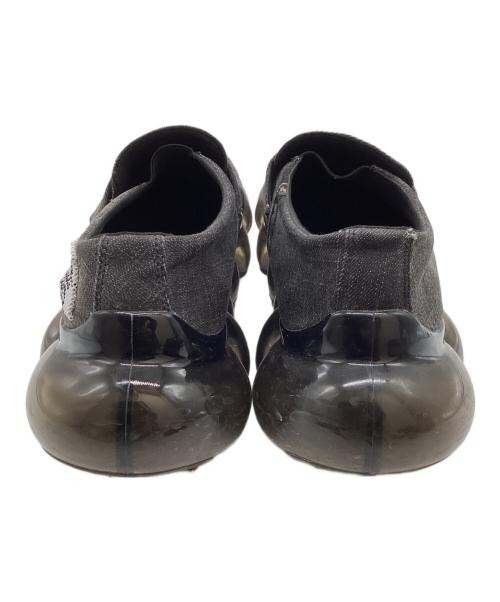 grounds（グラウンズ）grounds (グラウンズ) YUEQI QI (ユェチ チ) recycled denim loafer ブラック サイズ:26cmの古着・服飾アイテム