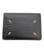 Maison Margielaメゾンマルジェラ）の古着「4ステッチ 3つ折り財布　トリフォールドウォレット　S36UI0416　グレインレザー」｜ブラック