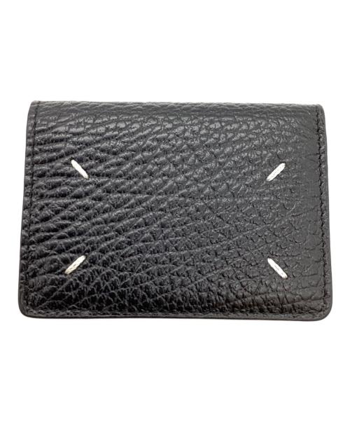 Maison Margiela（メゾンマルジェラ）Maison Margiela (メゾンマルジェラ) 4ステッチ 3つ折り財布　トリフォールドウォレット　S36UI0416　グレインレザー ブラックの古着・服飾アイテム