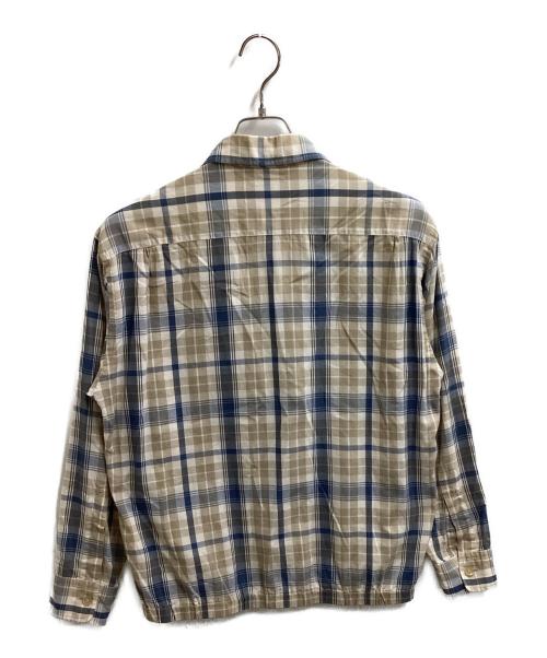vainl archive（ヴァイナルアーカイブ）vainl archive (ヴァイナルアーカイブ) Check Harrington Jacket / チェック柄ジップジャケット / 2216023 / MADE IN JAPAN ベージュ サイズ:Mの古着・服飾アイテム