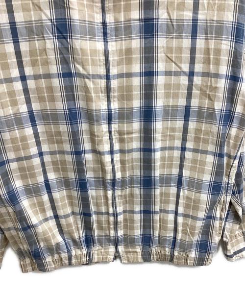 vainl archive（ヴァイナルアーカイブ）vainl archive (ヴァイナルアーカイブ) Check Harrington Jacket / チェック柄ジップジャケット / 2216023 / MADE IN JAPAN ベージュ サイズ:Mの古着・服飾アイテム