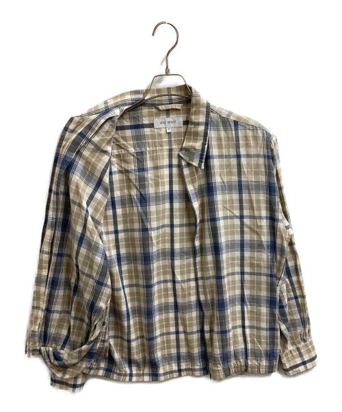 vainl archive（ヴァイナルアーカイブ）vainl archive (ヴァイナルアーカイブ) Check Harrington Jacket / チェック柄ジップジャケット / 2216023 / MADE IN JAPAN ベージュ サイズ:Mの古着・服飾アイテム