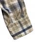 中古・古着 vainl archive (ヴァイナルアーカイブ) Check Harrington Jacket / チェック柄ジップジャケット / 2216023 / MADE IN JAPAN ベージュ サイズ:M：4000円