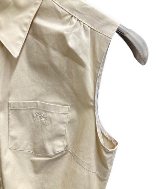 BURBERRY BLUE LABEL（バーバリー ブルー レーベル）BURBERRY BLUE LABEL (バーバリー ブルー レーベル) ノースリーブワンピース ベージュ サイズ:38の古着・服飾アイテム