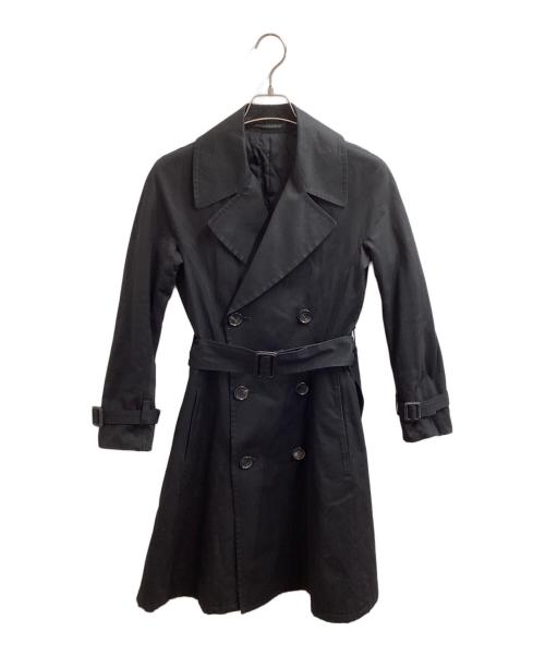 yohji yamamoto+noir（ヨウジヤマモトプリュスノアール）yohji yamamoto+Noir (ヨウジヤマモトプリュスノアール) Trench coat black / トレンチコート ブラック / NE-C13-014 / Made in JAPAN / 日本製  ブラック サイズ:1の古着・服飾アイテム