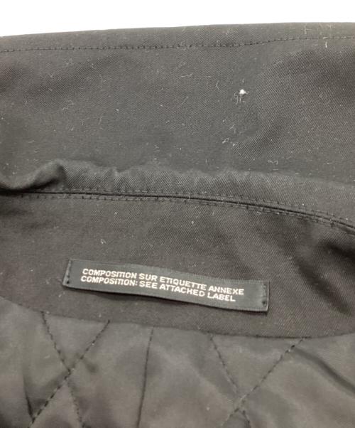 yohji yamamoto+noir（ヨウジヤマモトプリュスノアール）yohji yamamoto+Noir (ヨウジヤマモトプリュスノアール) Trench coat black / トレンチコート ブラック / NE-C13-014 / Made in JAPAN / 日本製  ブラック サイズ:1の古着・服飾アイテム
