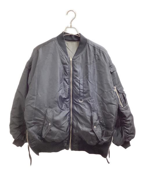 MAISON SPECIAL（メゾンスペシャル）MAISON SPECIAL (メゾンスペシャル) リバーシブルナイロンMA-1 / 21232215306 ブラック サイズ:FREEの古着・服飾アイテム