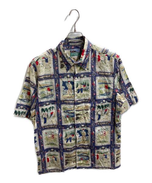 reyn spooner（レイン スプナー）reyn spooner (レイン スプナー) ダイアモンドヘッドタグ 総柄シャツ マルチカラー サイズ:Mの古着・服飾アイテム
