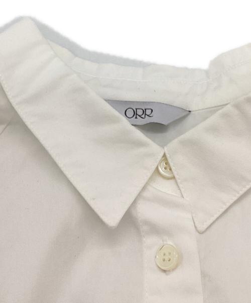 ORR（オル）ORR (オル) シャツ / Volume Sleeve Cotton Cropped Shirt / OR041ST00801 / 24SS ホワイト サイズ:Sの古着・服飾アイテム