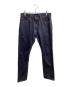 MOMOTARO JEANS（桃太郎ジーンズ）の古着「銅丹特濃ナローテーパード ジッパーフライ / デニムパンツ / ジーンズ」｜インディゴ