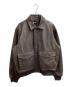 PALACE（パレス）の古着「Susanoo Leather Flight Jacket / スサノオレザーフライトジャケット / 25AW」｜ブラウン