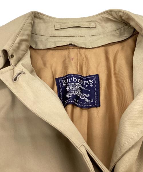 Burberry's（バーバリー）Burberry's (バーバリーズ) ノバチェックライナー付きステンカラーコート / Nova check liner trench coat ベージュ サイズ:不明(記入なし)の古着・服飾アイテム