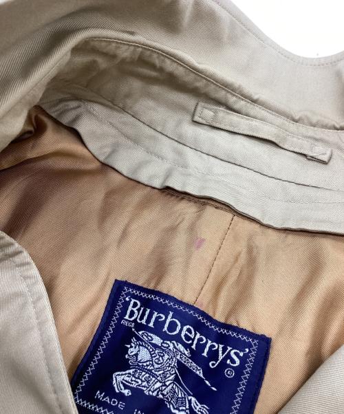 Burberry's（バーバリー）Burberry's (バーバリーズ) ノバチェックライナー付きステンカラーコート / Nova check liner trench coat ベージュ サイズ:不明(記入なし)の古着・服飾アイテム