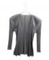 PLEATS PLEASE（プリーツプリーズ）の古着「プリーツカーディガン / PP04-J0607」｜グレー