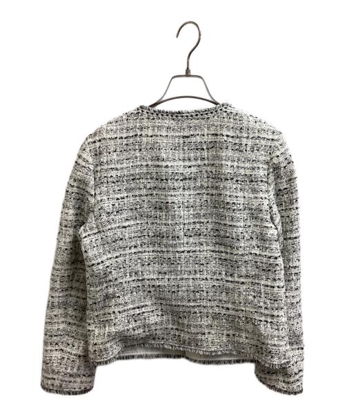 23区（ニジュウサンク）23区 (ニジュウサンク) ツイードセットアップ　/　JK W0 KS 0113　/　 Heritage Classic Collection　/　CRARENSON社製 アイボリー サイズ:36の古着・服飾アイテム