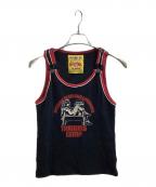 Hysteric Glamourヒステリックグラマー）の古着「LIFEGUARD TRAINING CAMP タンクトップ　/　01241CR01」｜ブラック