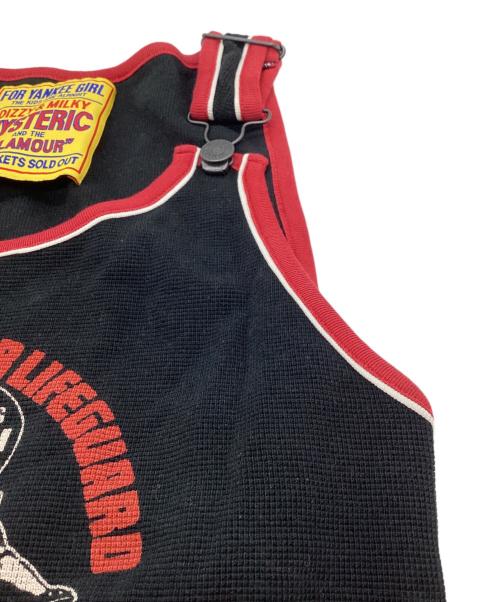 Hysteric Glamour（ヒステリックグラマー）Hysteric Glamour (ヒステリックグラマー) LIFEGUARD TRAINING CAMP タンクトップ　/　01241CR01 ブラック サイズ:FREEの古着・服飾アイテム